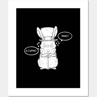 Top Hat Bunny Posters and Art